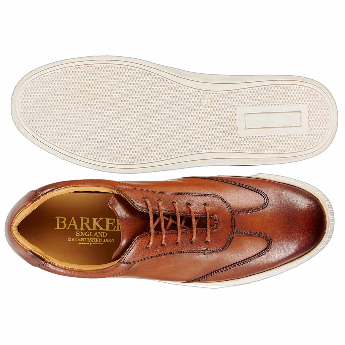 BARKER Stig Sneakers - Mens - Tan Alcohol Wash