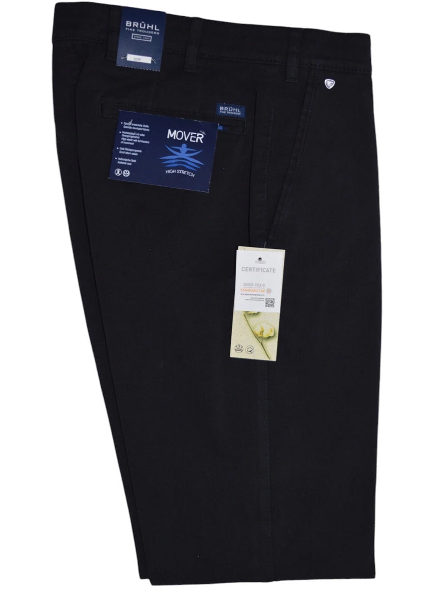 30% OFF BRUHL Parma B Stretch Cotton Chino - Men's - Navy
