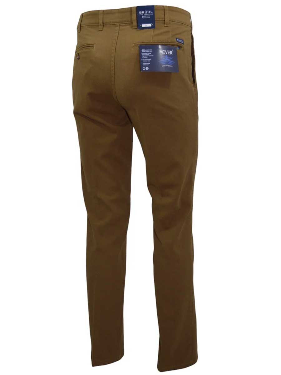 BRUHL Parma B Stretch Cotton Chino - Men's - Sand