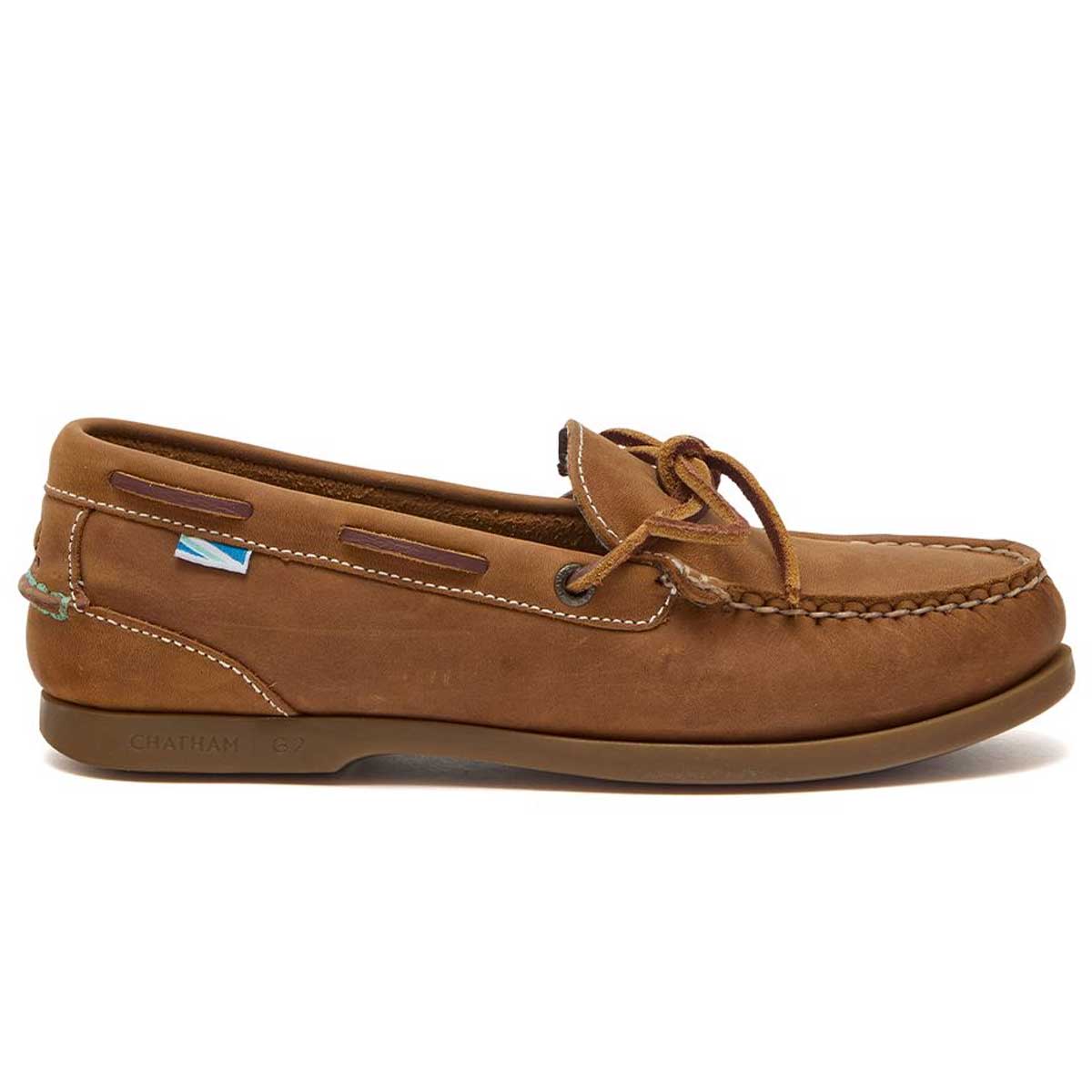 30% OFF CHATHAM Ladies Olivia G2 Slip-On Deck Shoes - Walnut UK 6 Chatham