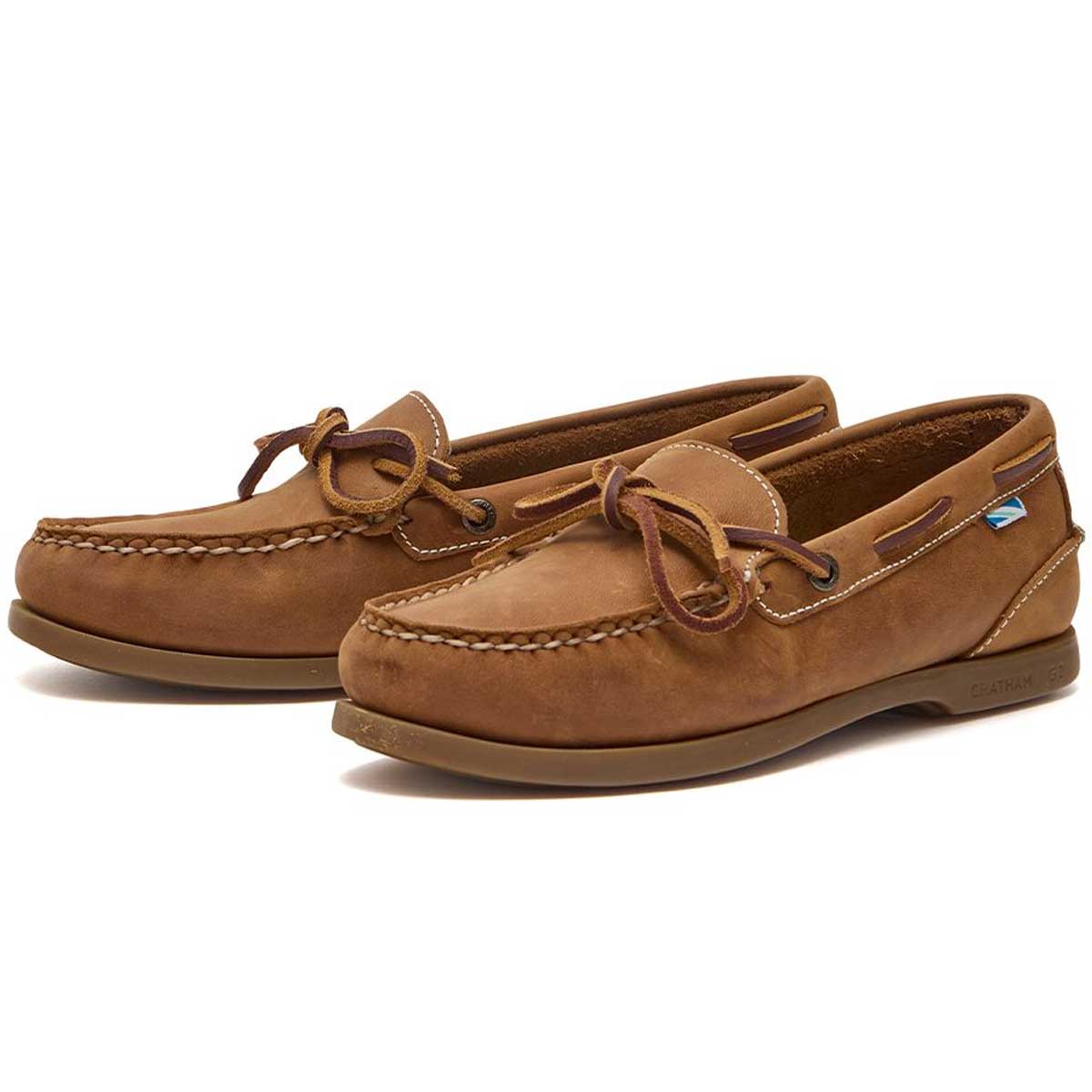 30% OFF CHATHAM Ladies Olivia G2 Slip-On Deck Shoes - Walnut UK 6 Chatham