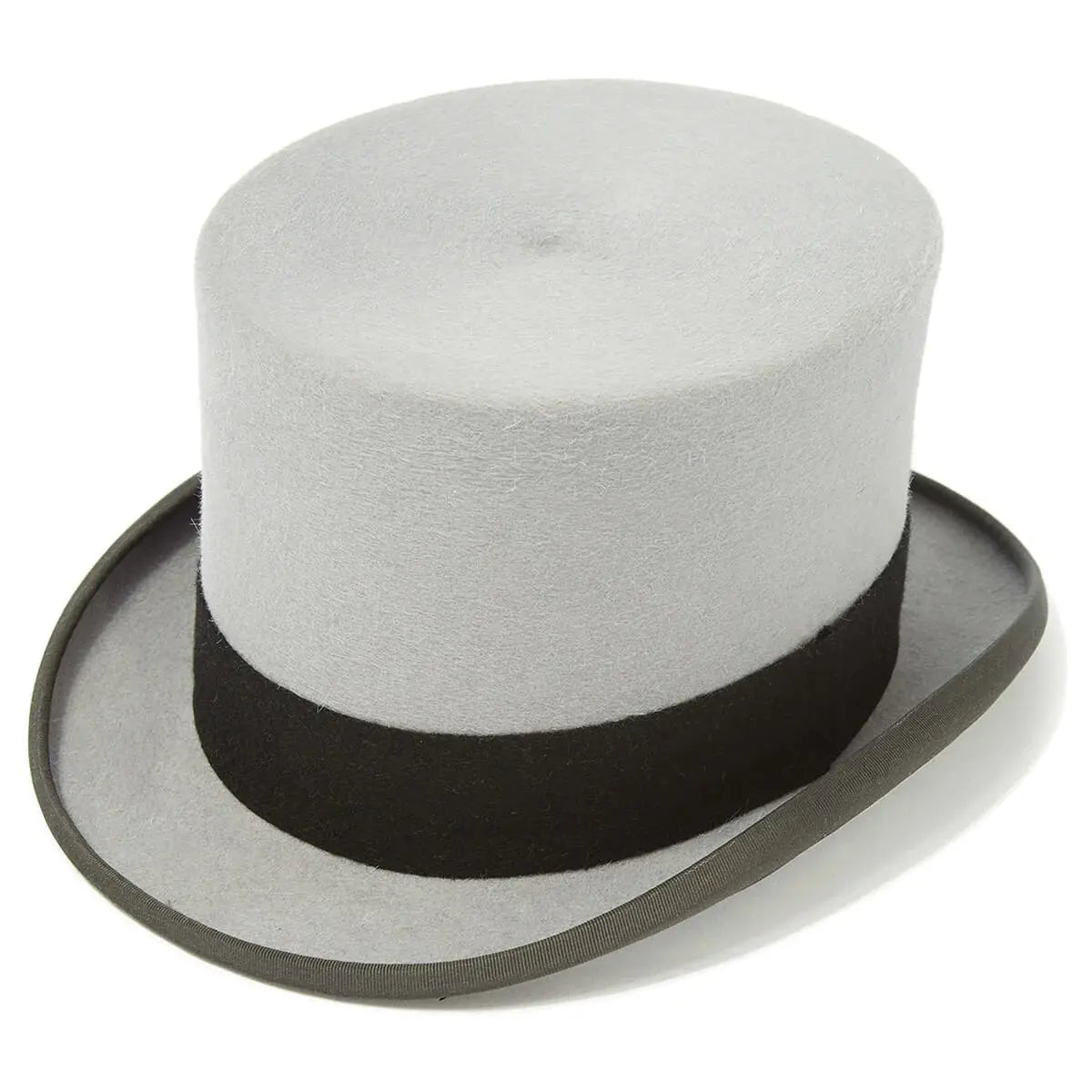CHRISTYS' Ascot Fur Felt Top Hat - Grey Christys