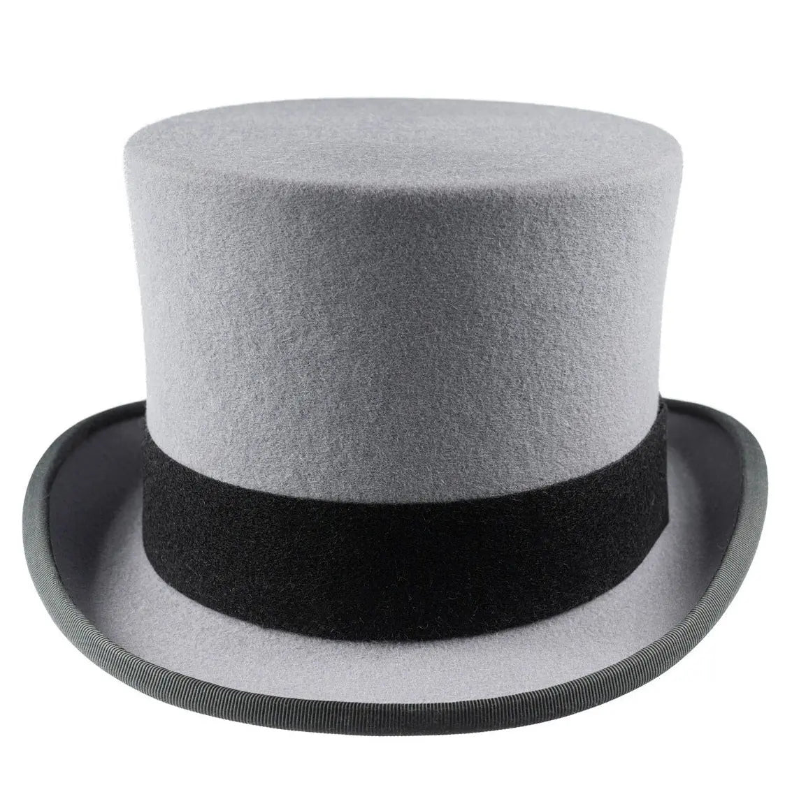 CHRISTYS' Ascot Fur Felt Top Hat - Grey Christys
