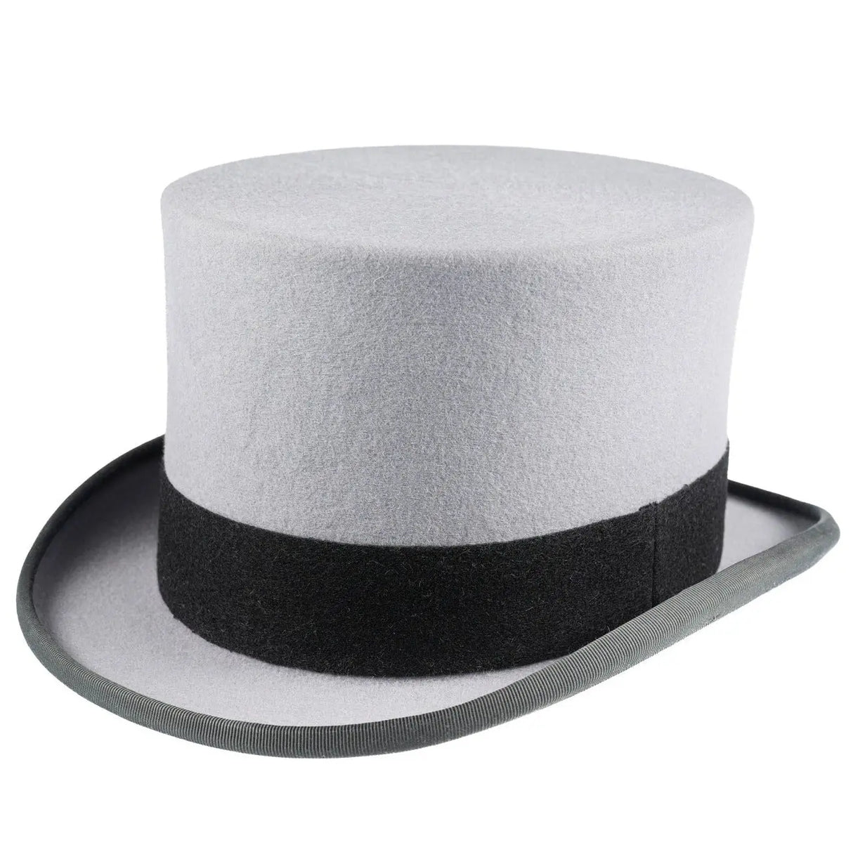 CHRISTYS' Ascot Fur Felt Top Hat - Grey Christys