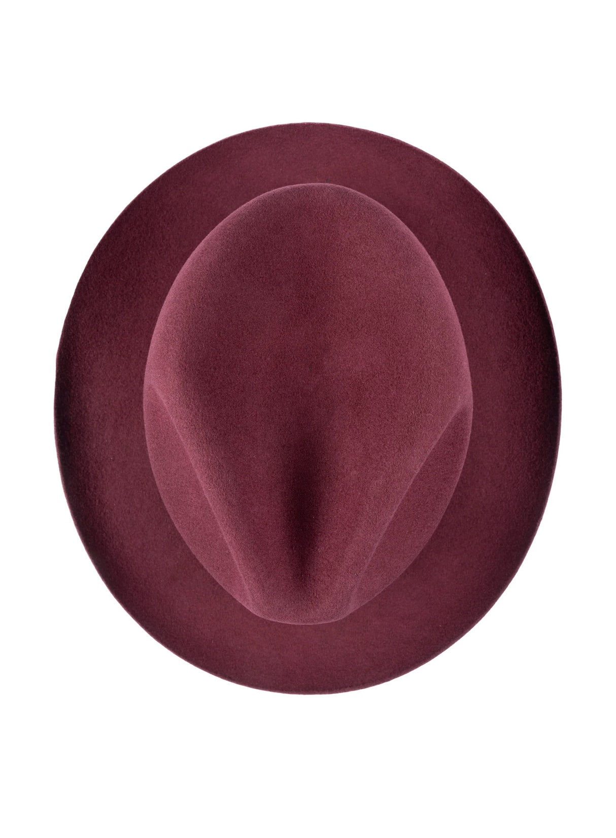 CHRISTYS' Chepstow Wool Felt Fedora Hat - Maroon Christys