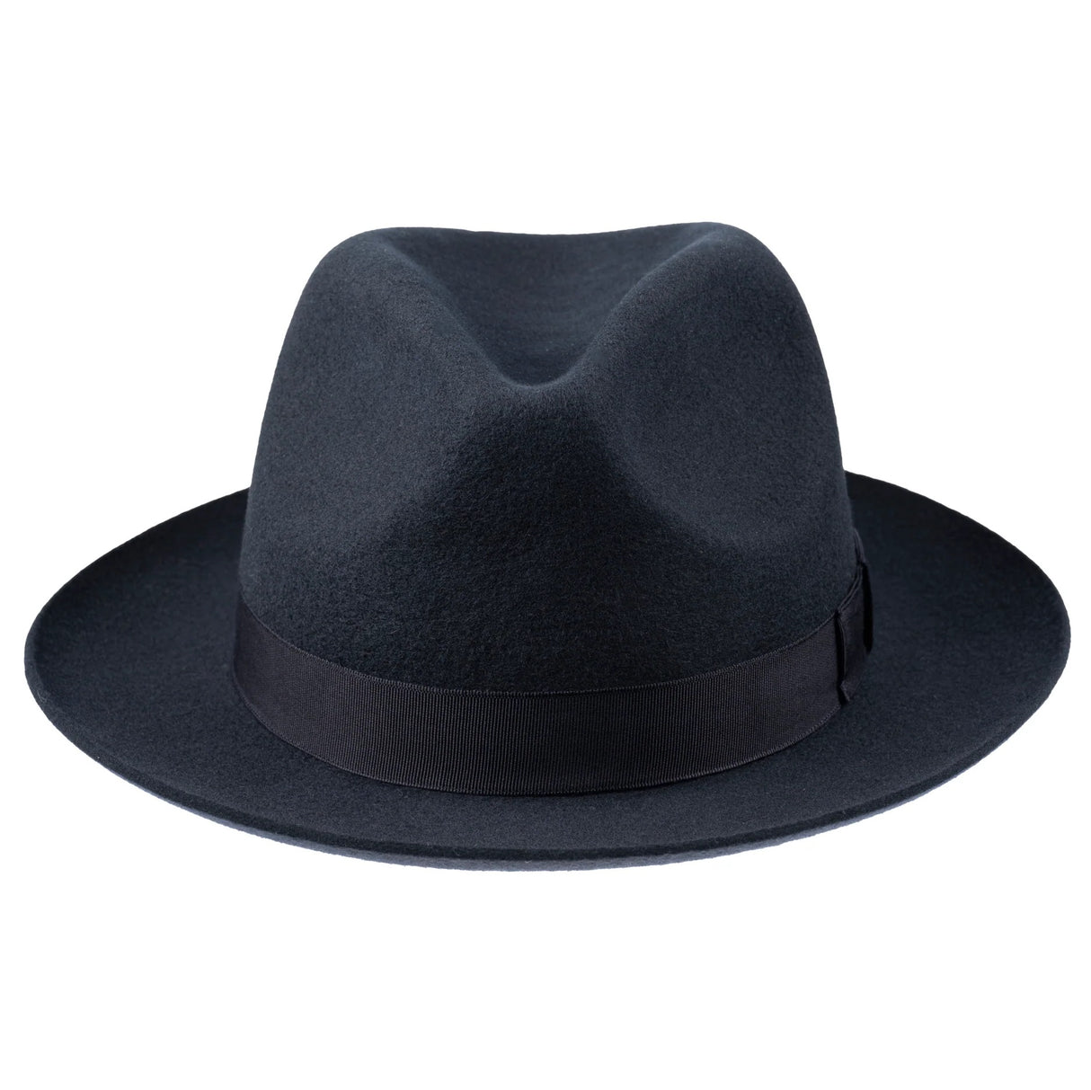 CHRISTYS' Chepstow Wool Felt Fedora Hat - Navy Christys