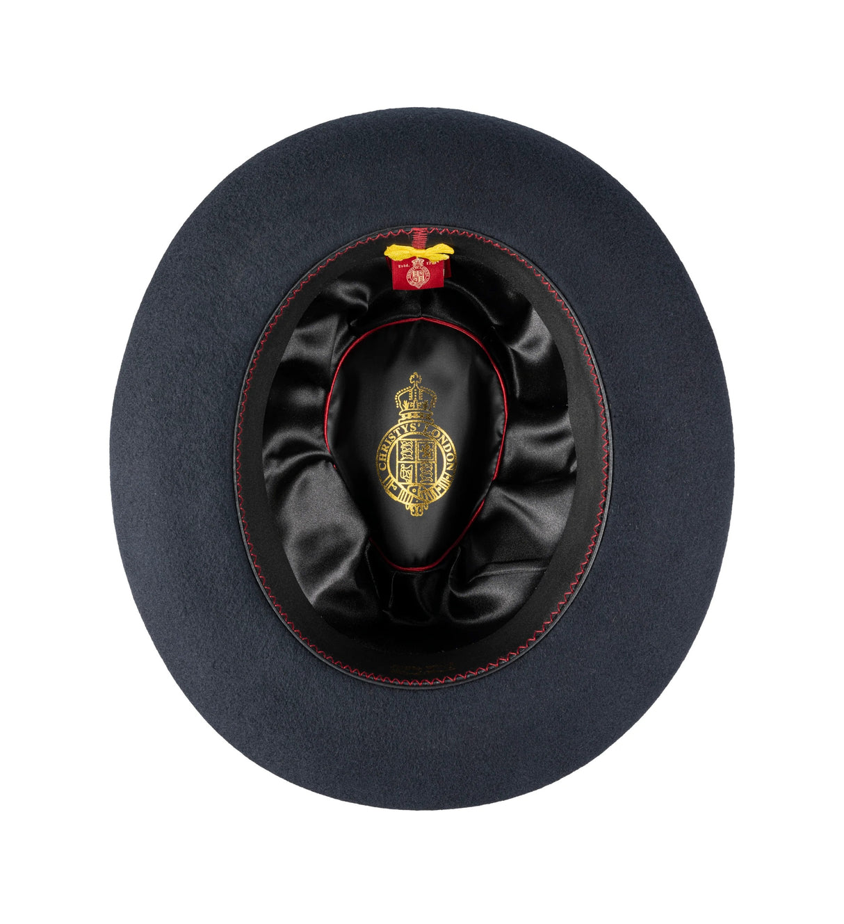 CHRISTYS' Chepstow Wool Felt Fedora Hat - Navy Christys