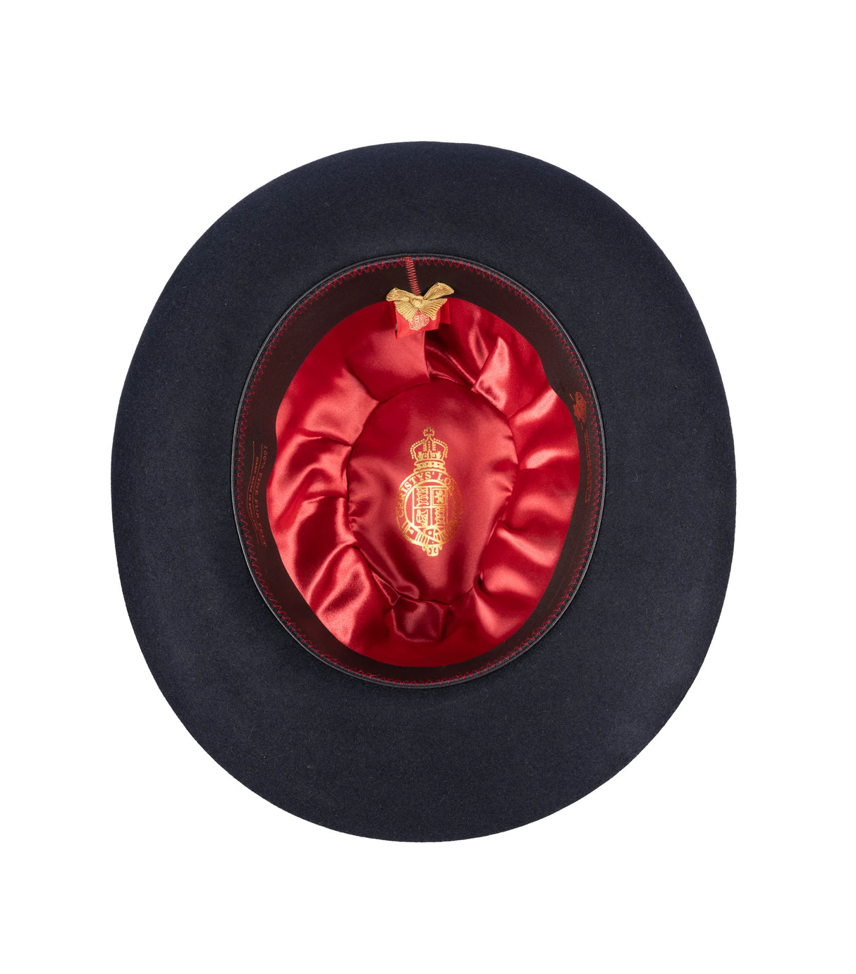 CHRISTYS' Classic Fur Felt Fedora Hat - Navy Christys