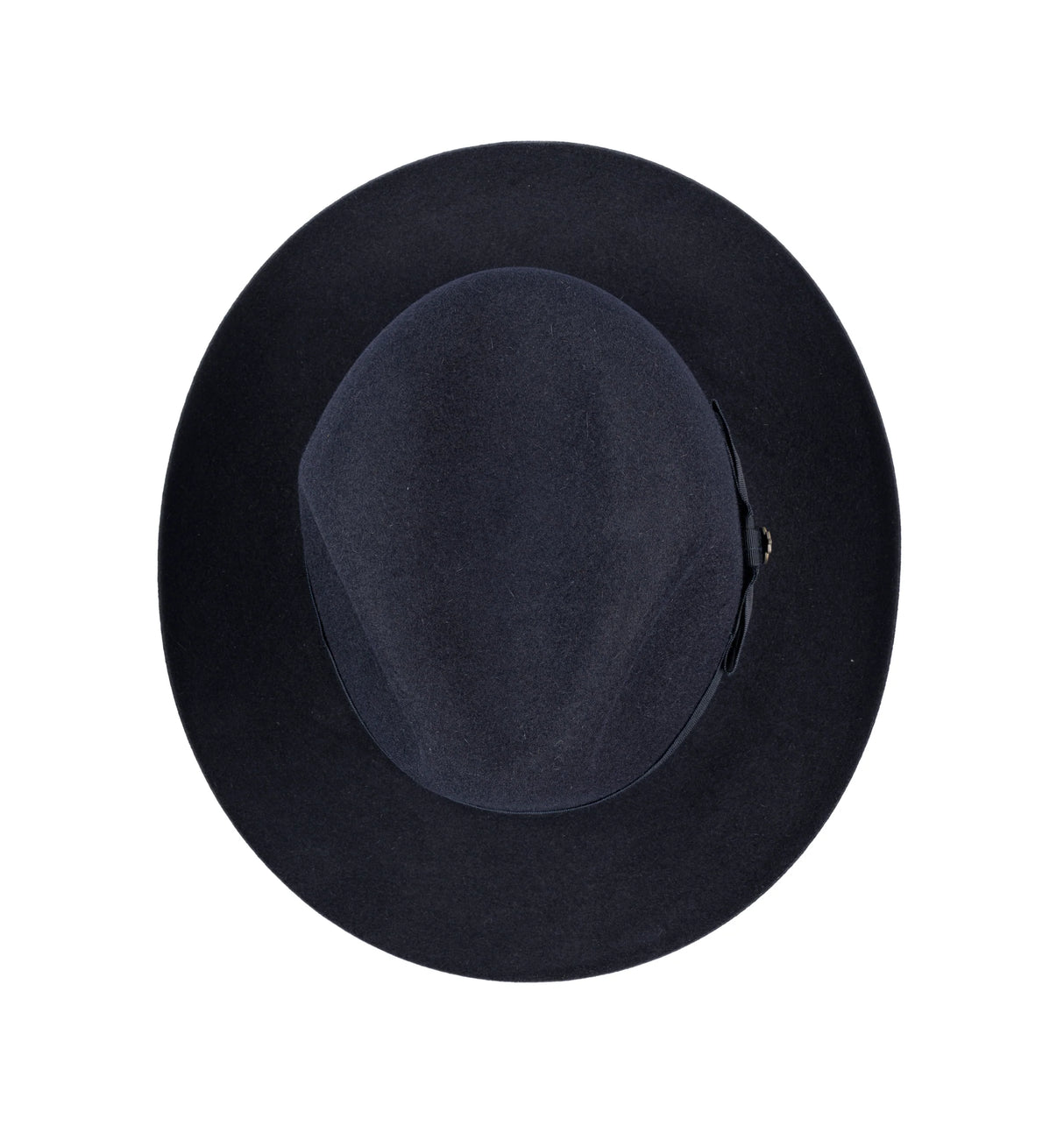CHRISTYS' Classic Fur Felt Fedora Hat - Navy Christys