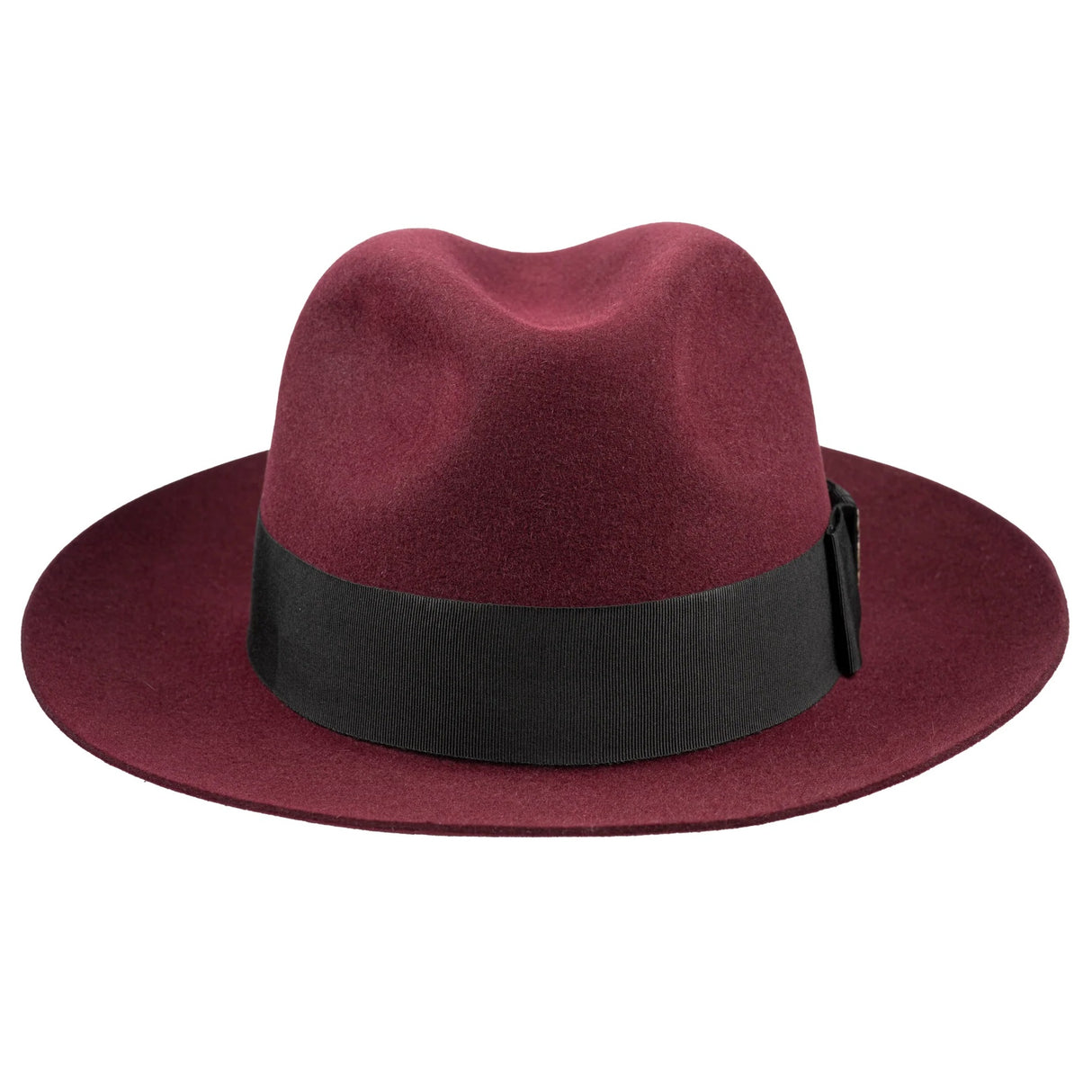 CHRISTYS' Classic Fur Felt Fedora Hat - Red Wine Christys
