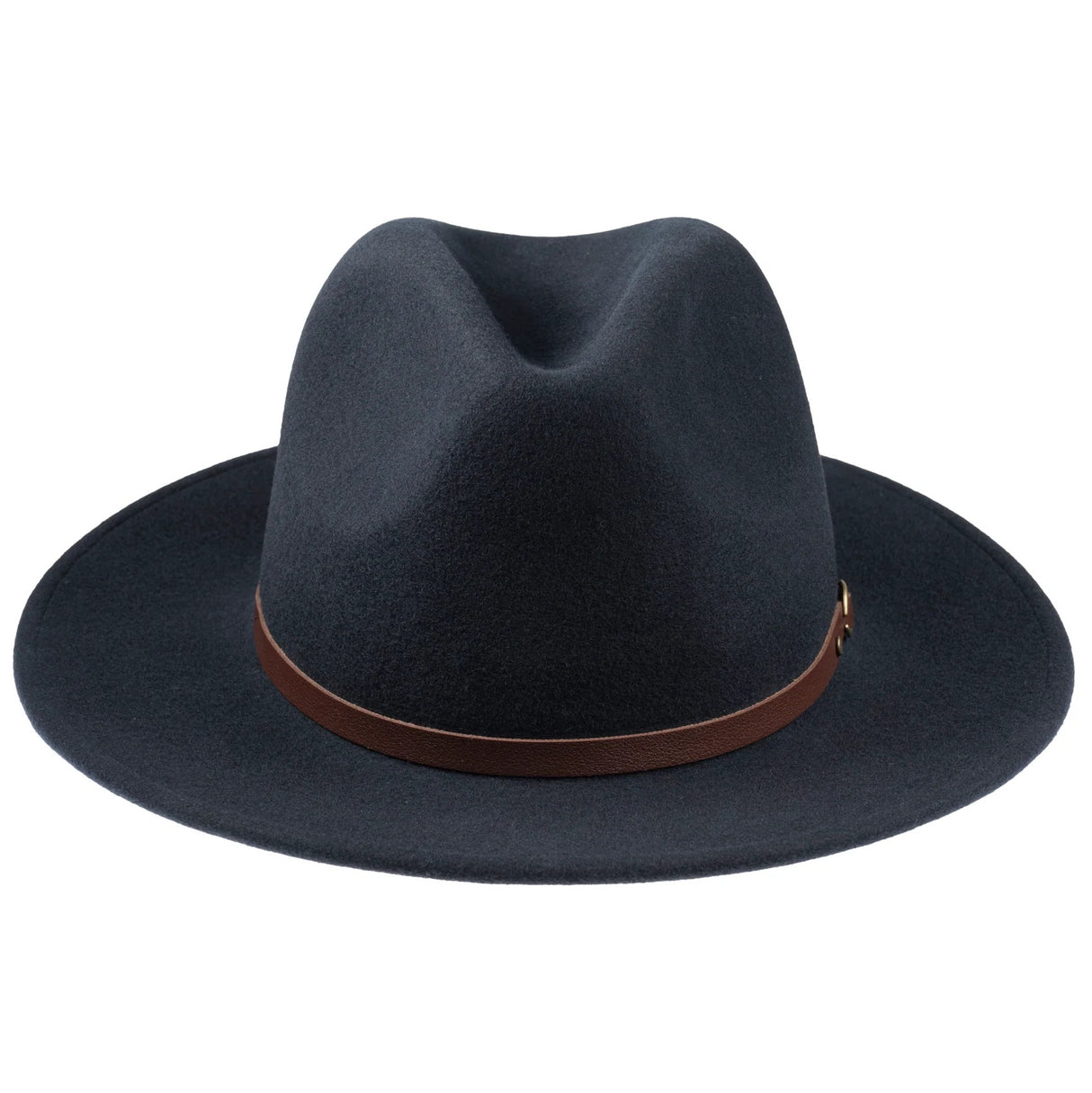 CHRISTYS' Crushable Wool Felt Safari Hat - Navy Christys