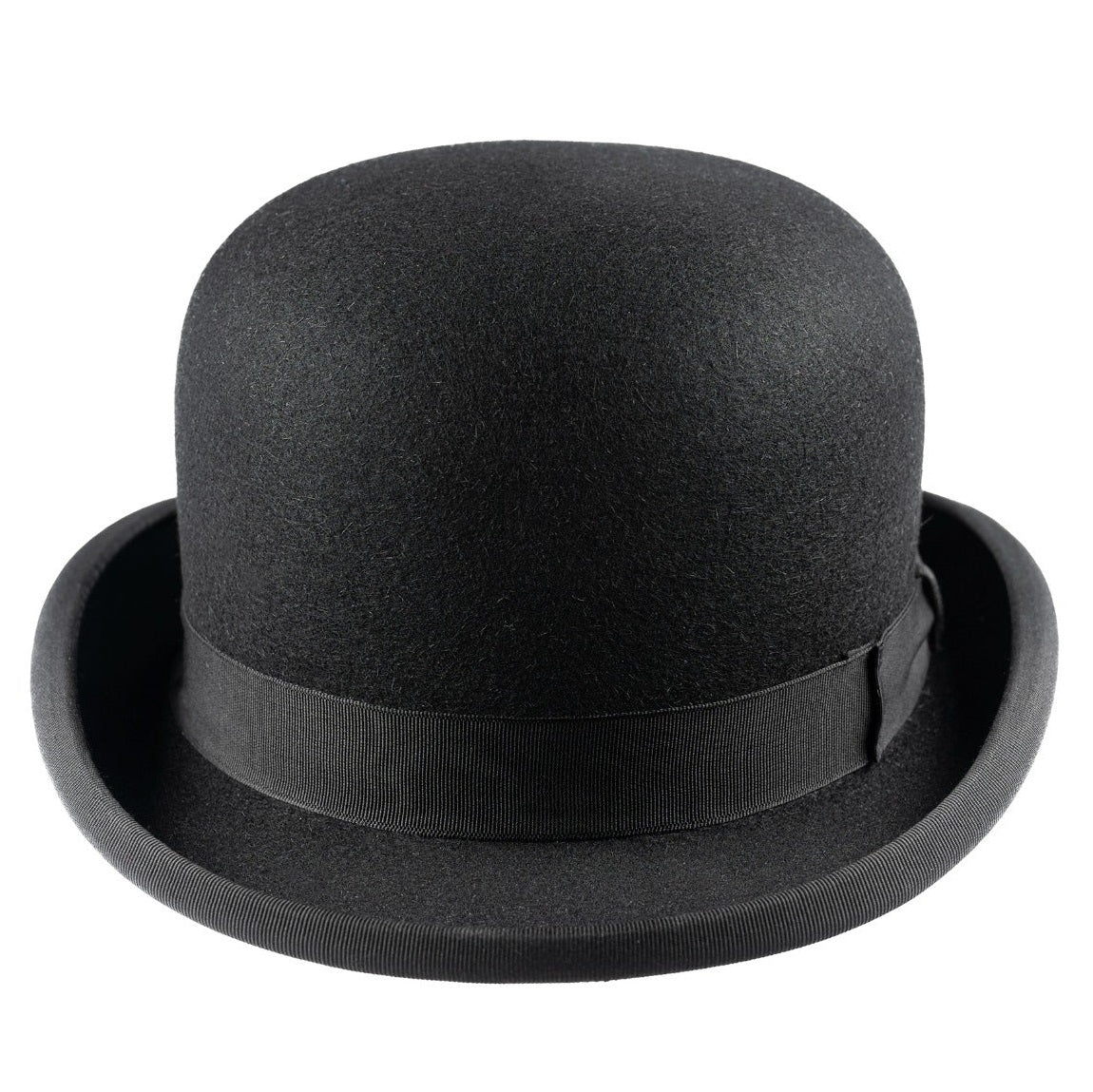 CHRISTYS' Devon Fur Felt Bowler Hat - Adjustable Hunting Pad - Black Christys