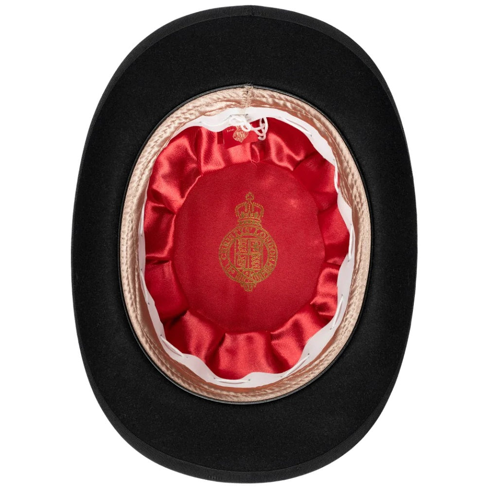 CHRISTYS' Devon Fur Felt Bowler Hat - Adjustable Hunting Pad - Black Christys