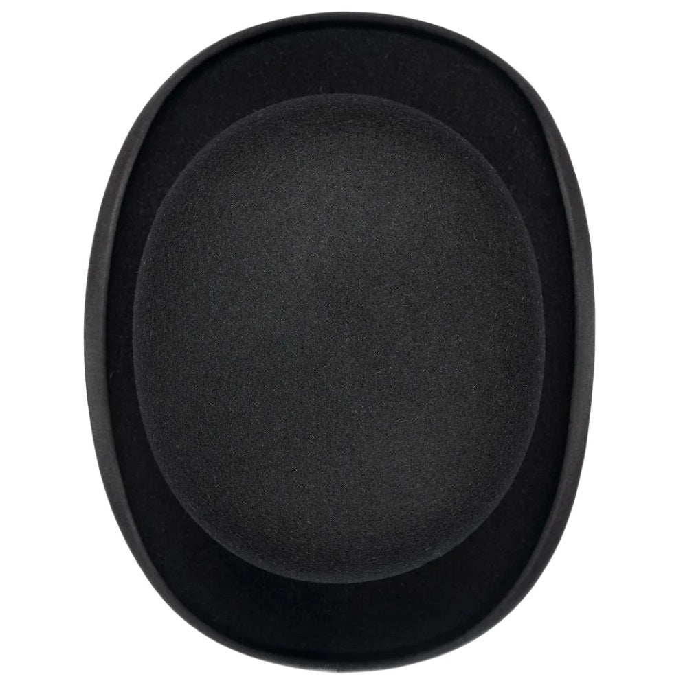 CHRISTYS' Devon Fur Felt Bowler Hat - Adjustable Hunting Pad - Black Christys