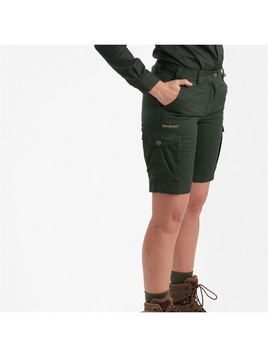 DEERHUNTER Lady Atlas Shorts - Womens - Timber official detail view 1