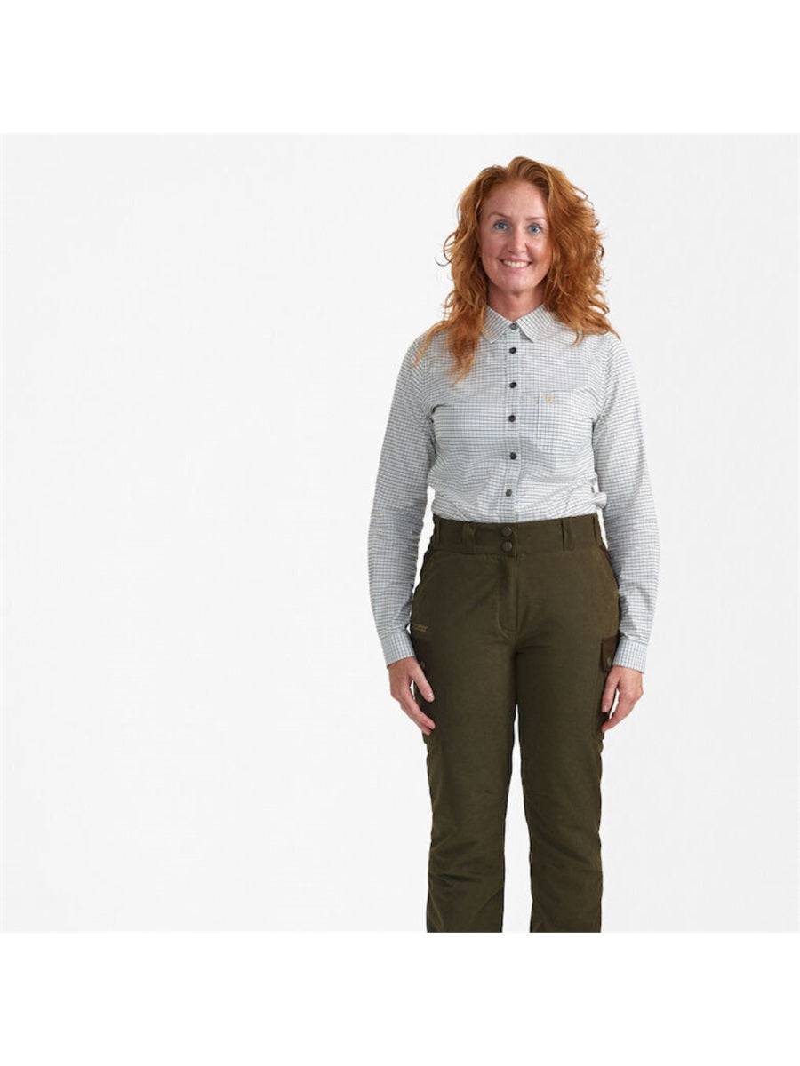 DEERHUNTER Lady Eagle Trousers - Womens - Tarmac Green official detail view 1