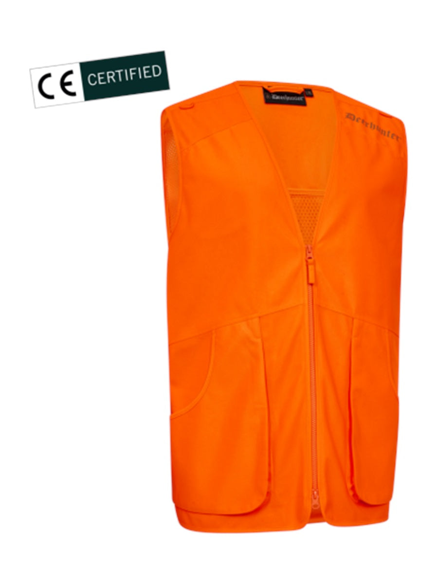 DEERHUNTER Hunting Mesh Safety Waistcoat - Unisex - Orange official detail view 1