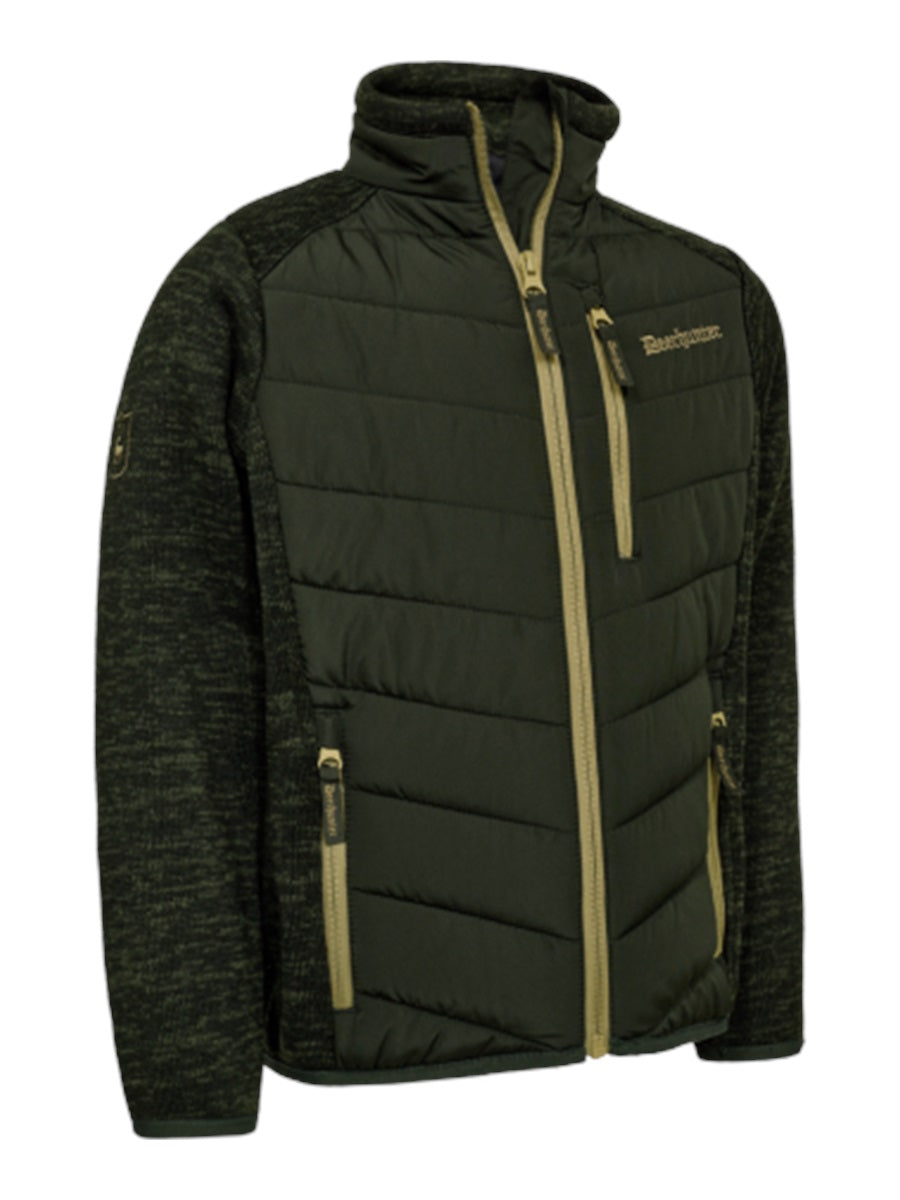 DEERHUNTER Youth Moor Padded Jacket - Kids - Forest Ember front flat lay