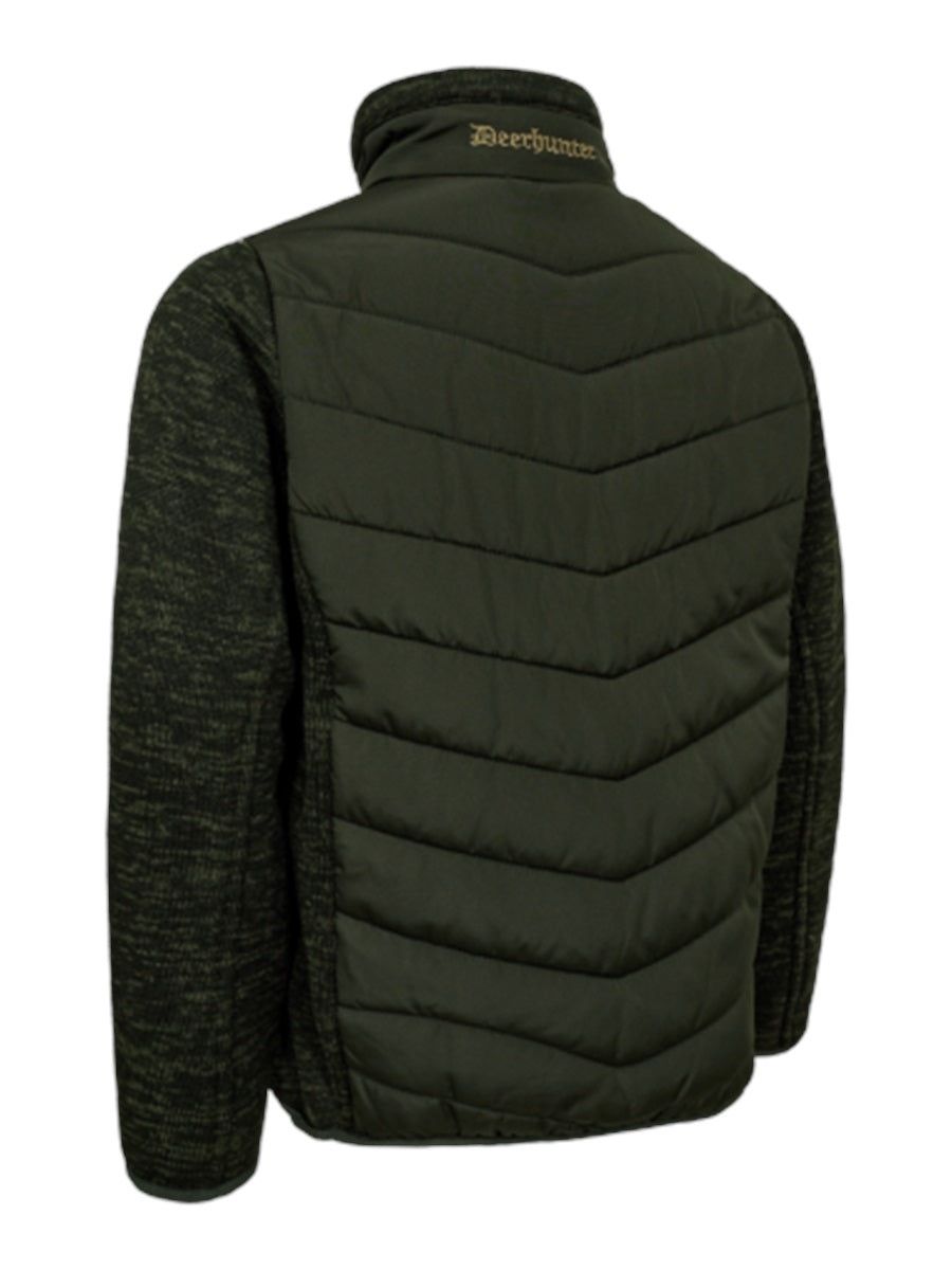 DEERHUNTER Youth Moor Padded Jacket - Kids - Forest Ember back flat lay