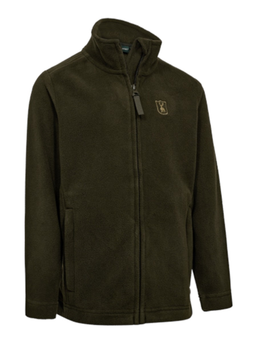 DEERHUNTER Youth Atlas Light Fleece Jacket - Kids - Timber front flat lay