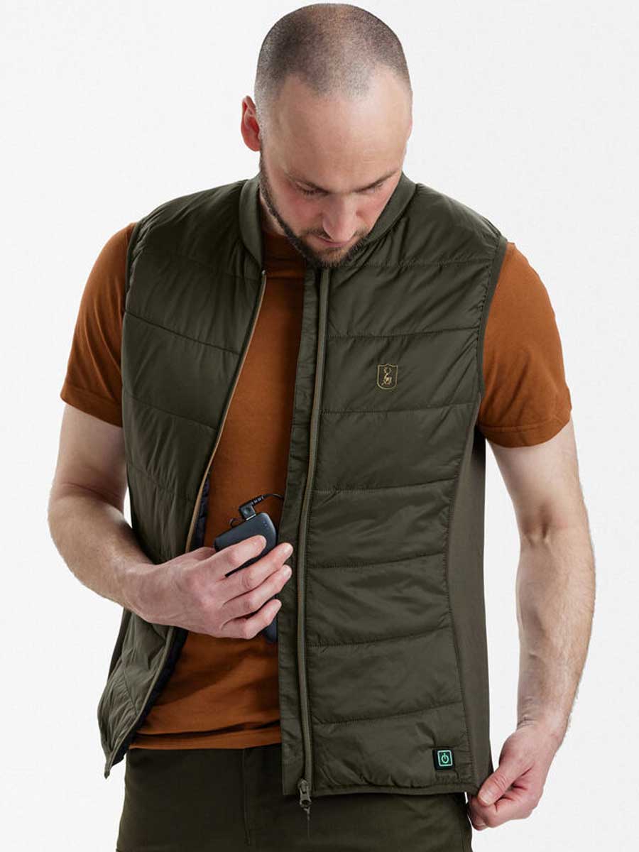 DEERHUNTER Heat Inner Waistcoat - Mens - Deep Green