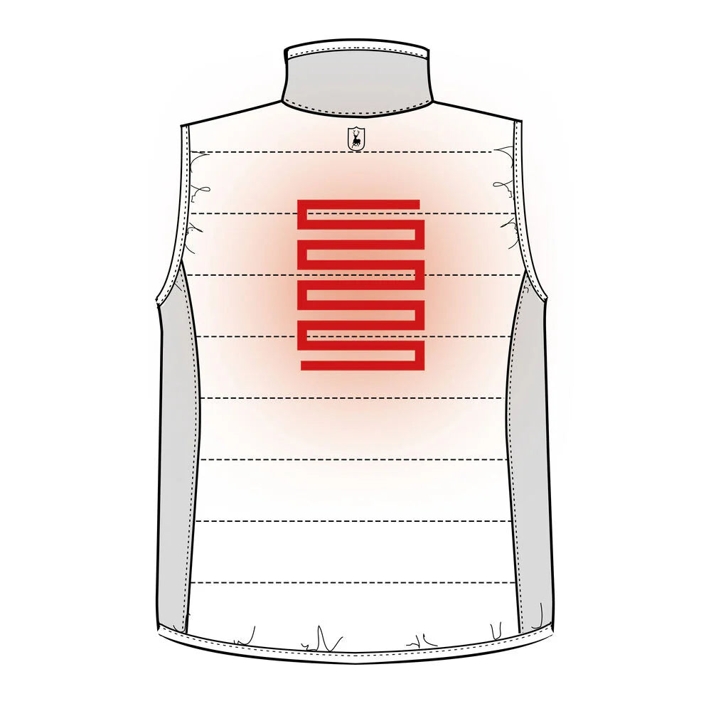 DEERHUNTER Heat Padded Waistcoat - Mens - Wood