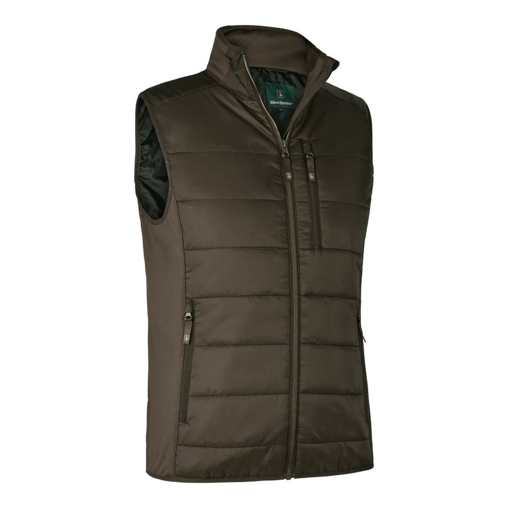 DEERHUNTER Heat Padded Waistcoat - Mens - Wood