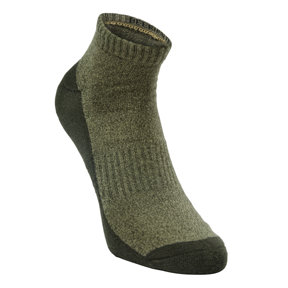 Deerhunter Hemp Mix Low Cut Socks in Green - front view