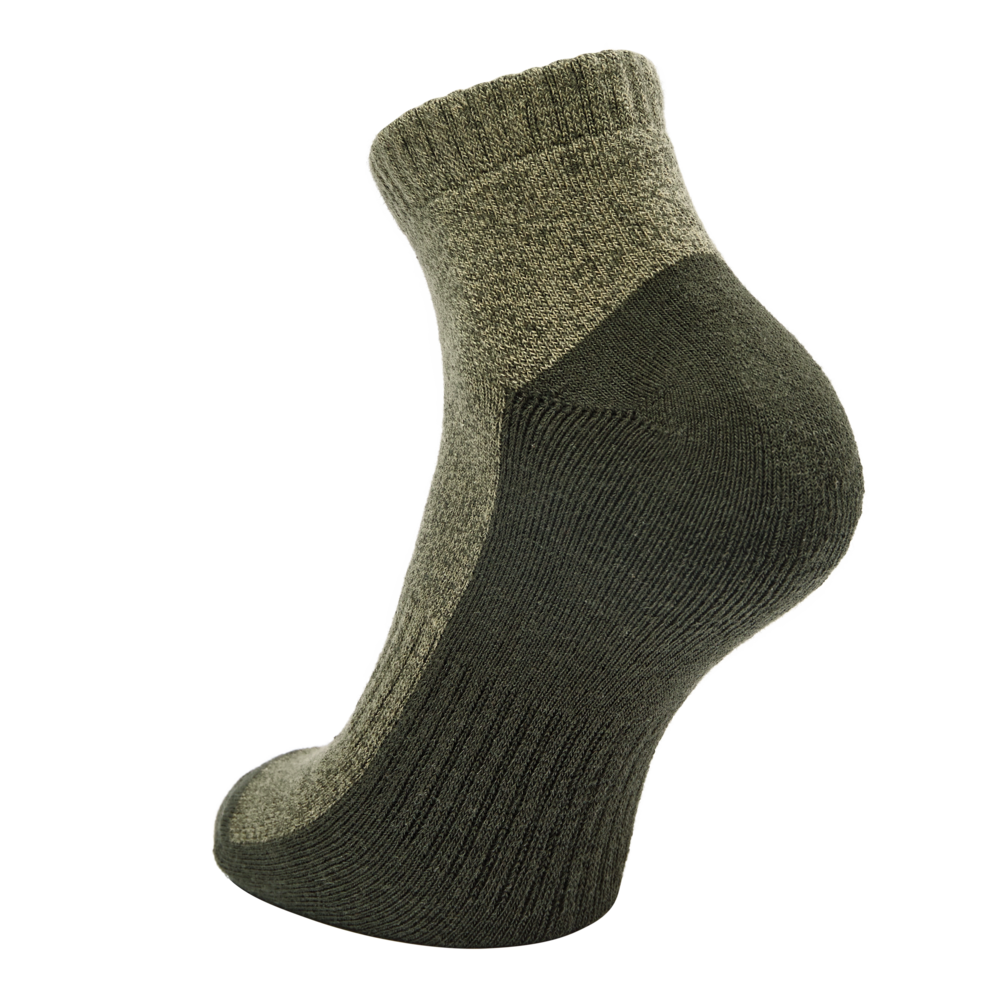 Deerhunter Hemp Mix Low Cut Socks in Green - rear view