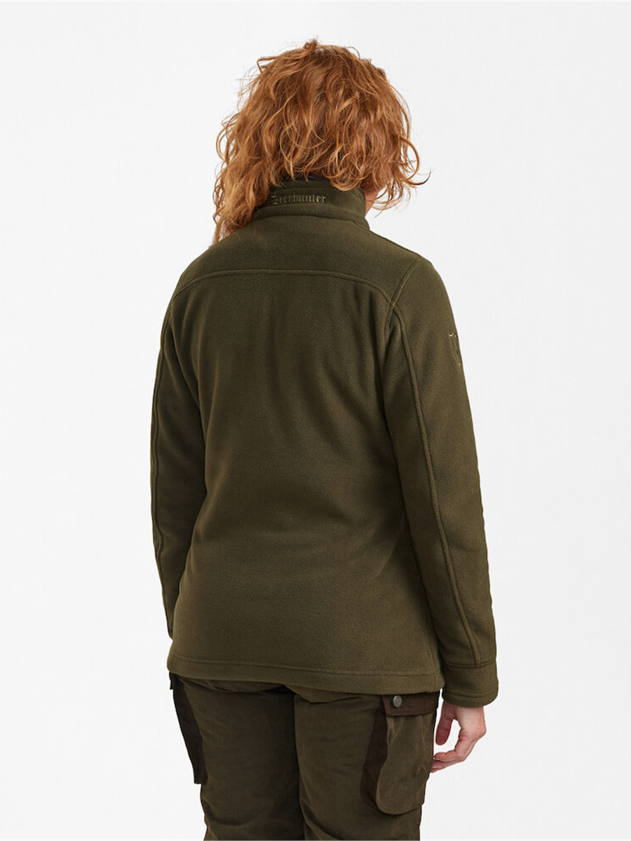 deerhunter lady eagle fleece jacket tarmac green 06 model rear d m b 5954 379 900x1200