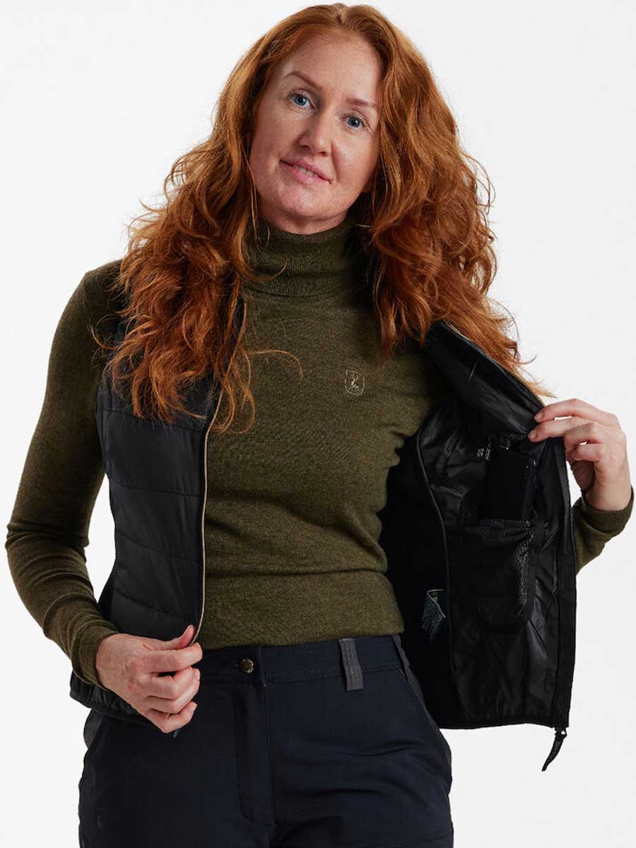 DEERHUNTER Lady Heat Inner Waistcoat - Black