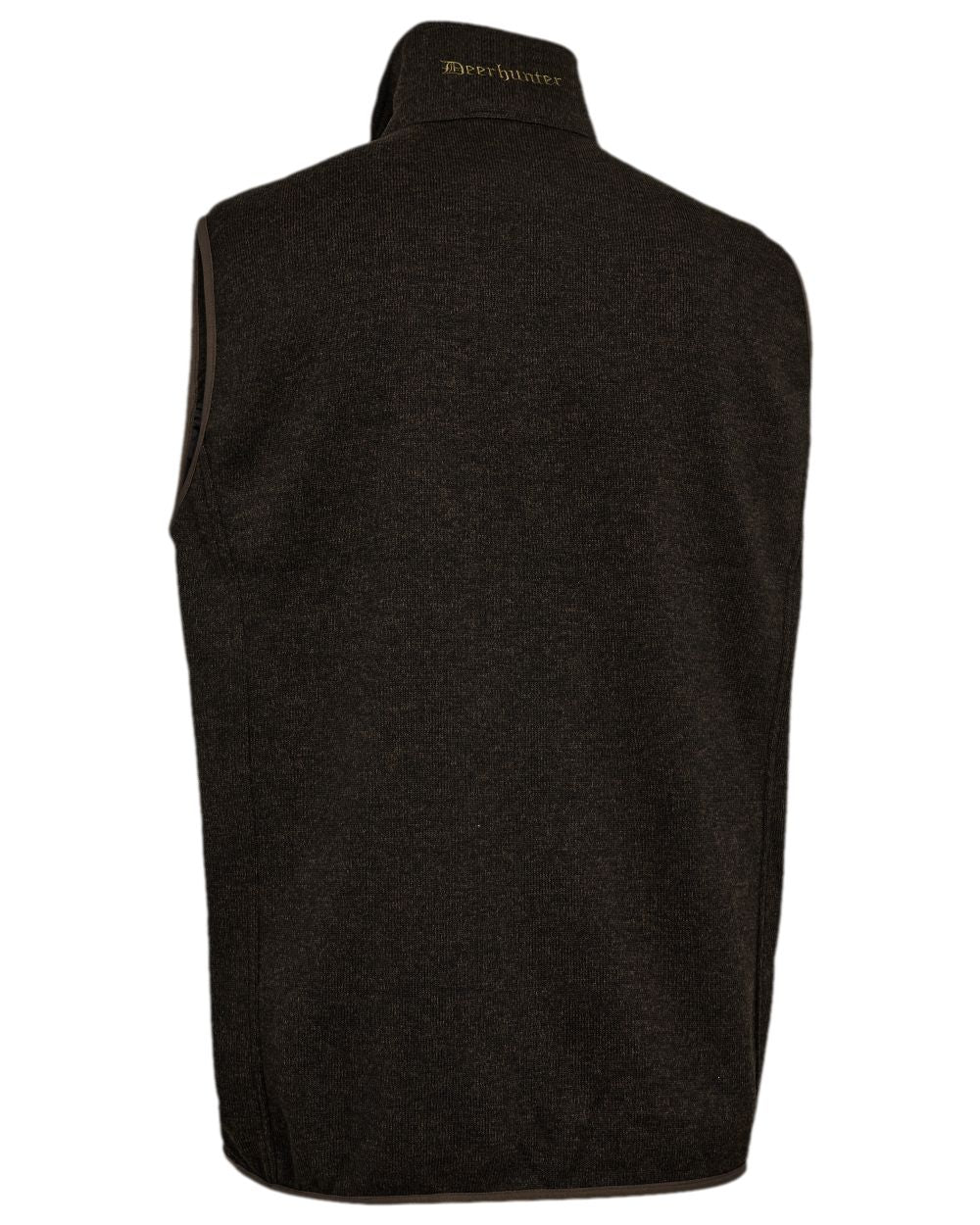 DEERHUNTER Moor Knitted Waistcoat - Mens - Brown Leaf