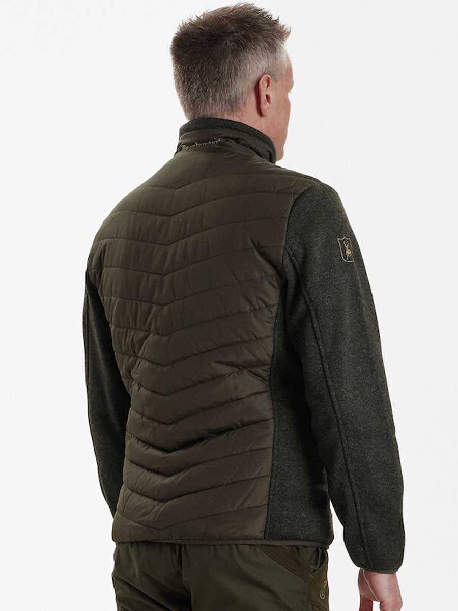 DEERHUNTER Moor Padded Jacket w.Knit - Mens - Timber