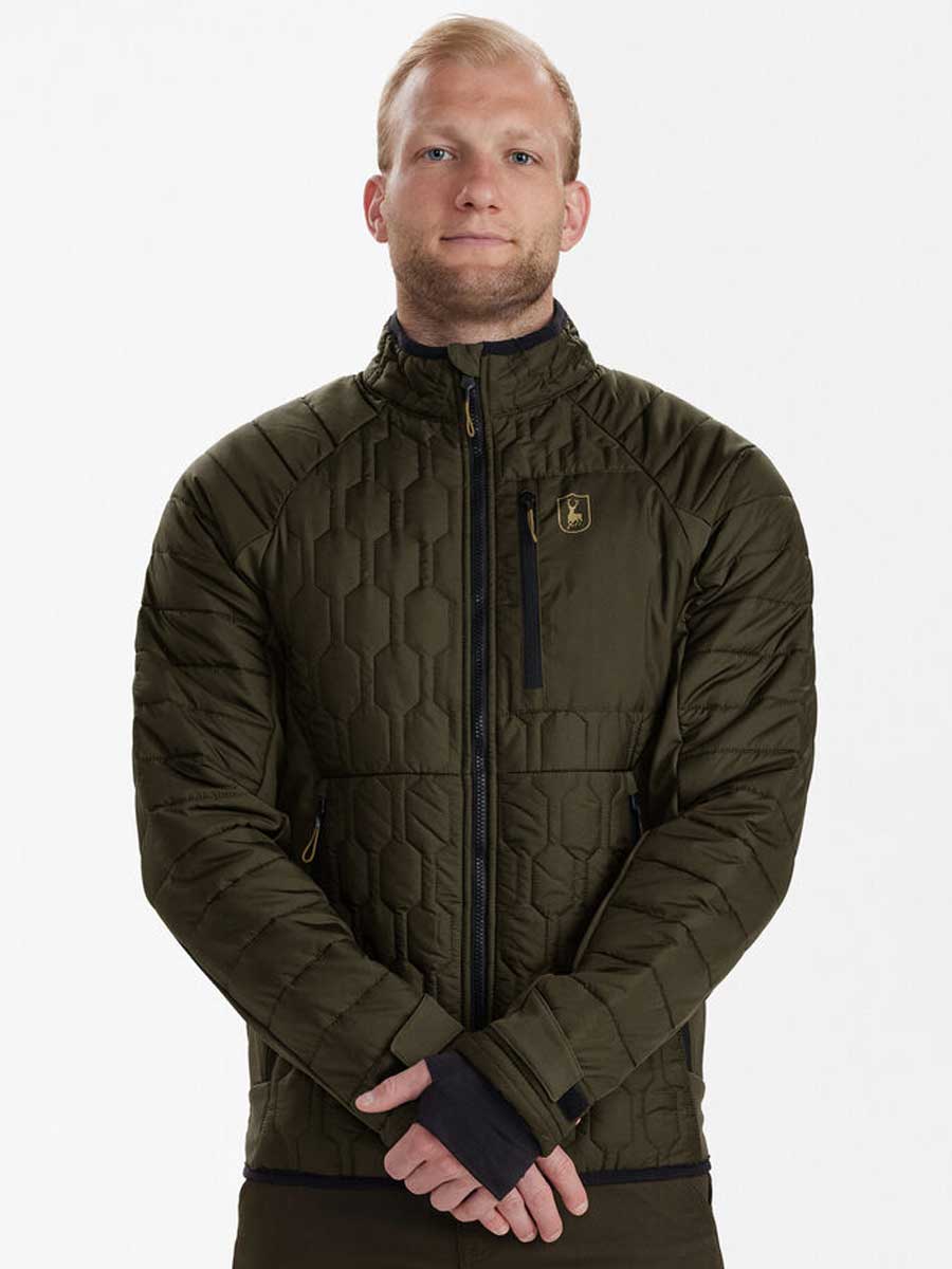 DEERHUNTER Mossdale Quilted Jacket - Men's - Forest Green Deerhunter