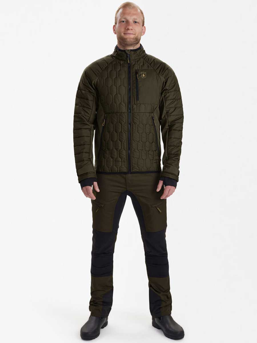 DEERHUNTER Mossdale Quilted Jacket - Men's - Forest Green Deerhunter