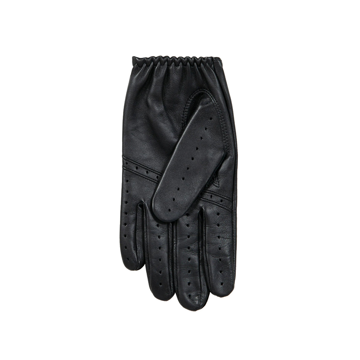 DENTS Delta Men's Classic Leather Driving Gloves - Black