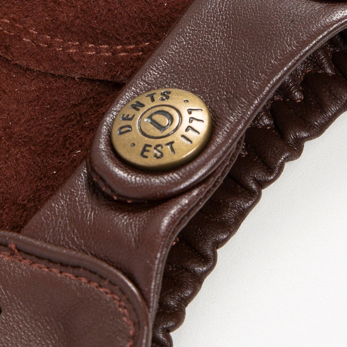 DENTS Delta Men's Classic Leather Driving Gloves - English Tan