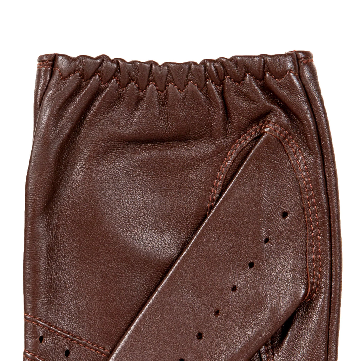 DENTS Delta Men's Classic Leather Driving Gloves - English Tan