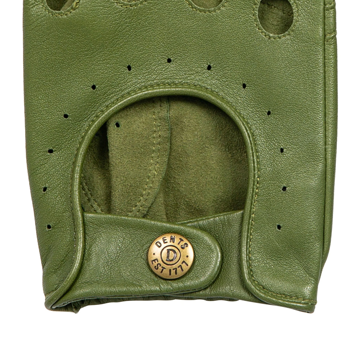 DENTS Delta Men's Classic Leather Driving Gloves - Lincoln Green