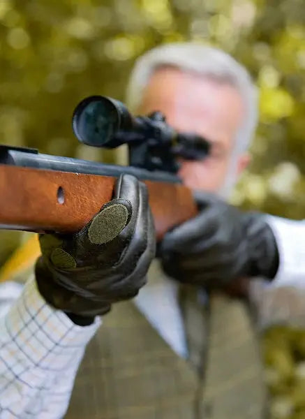 DENTS Regal Heritage Fleece-Lined Leather Shooting Gloves - Mens - Green Dents