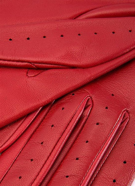 DENTS Thruxton Leather Driving Gloves - Ladies - Berry Dents