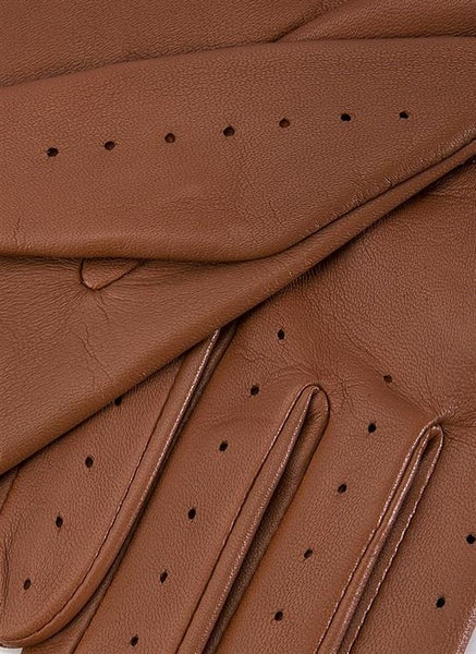 DENTS Thruxton Leather Driving Gloves - Ladies - Cognac Dents