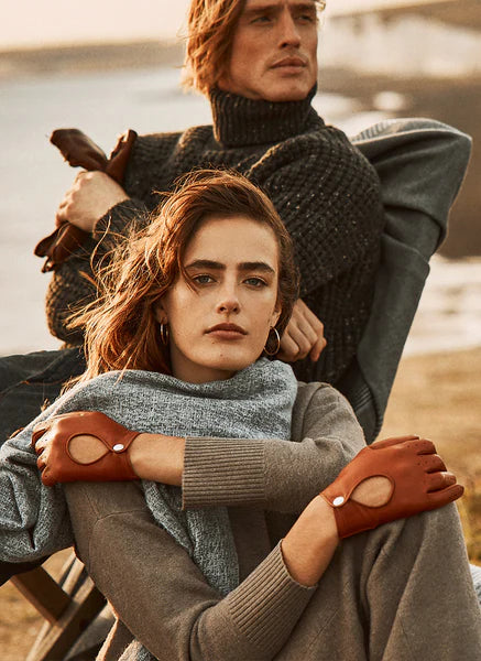 DENTS Thruxton Leather Driving Gloves - Ladies - Cognac Dents