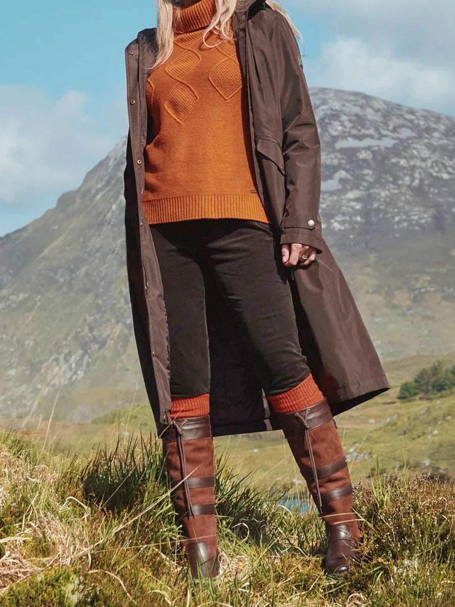DUBARRY Alderford Waterproof Coat - Women's - Mahogany