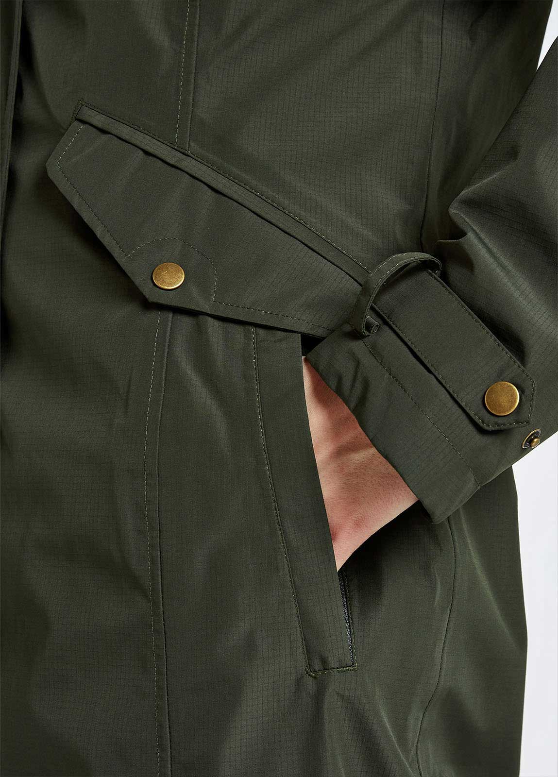 DUBARRY Alderford Waterproof Coat - Women's - Pesto