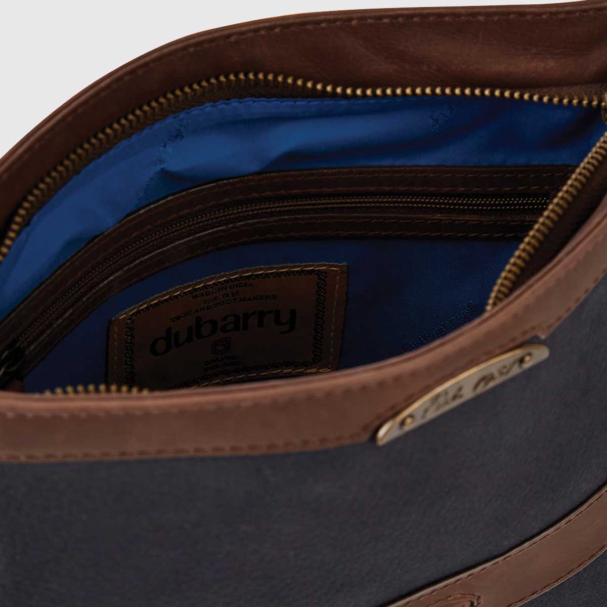 DUBARRY Ardmore Leather Handbag - Women's - Navy & Brown