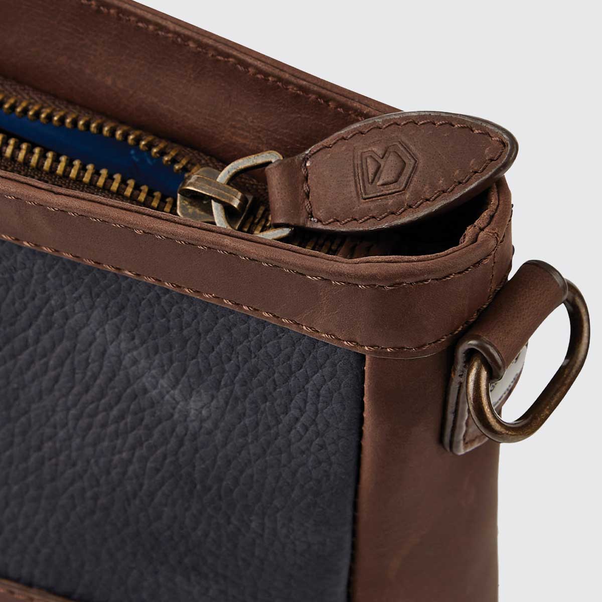 DUBARRY Ardmore Leather Handbag - Women's - Navy & Brown