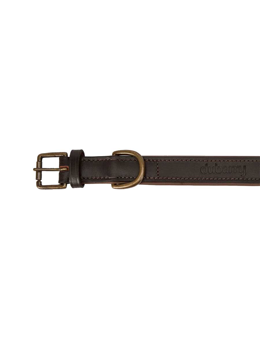 DUBARRY Axel Leather Dog Collar - Mahogany