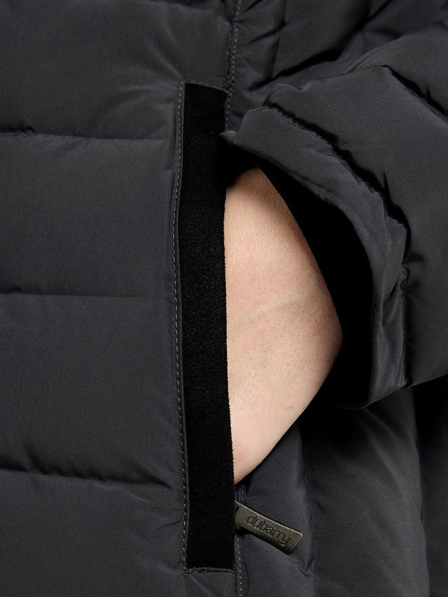 DUBARRY Ballybrophy Long Quilted Jacket - Women's - Charcoal