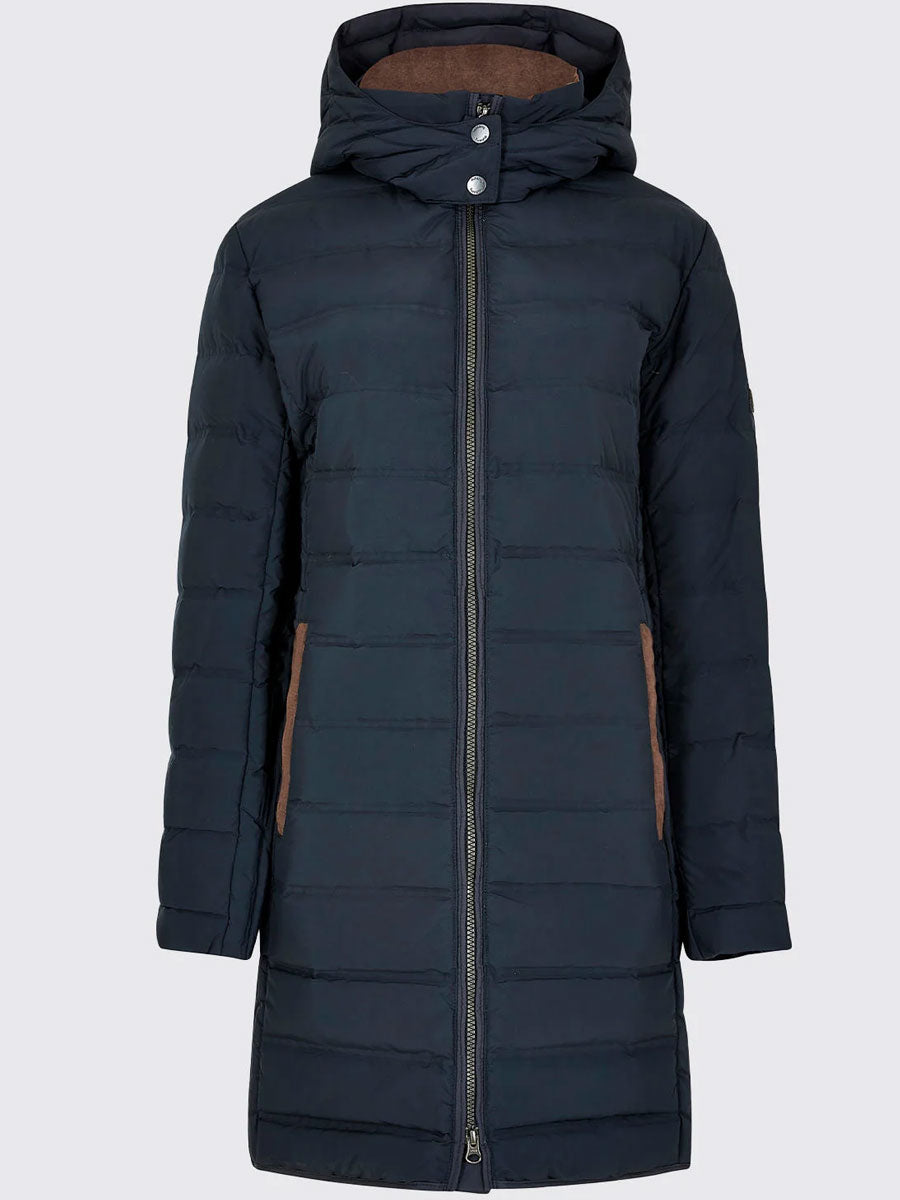 DUBARRY Ballybrophy Long Quilted Jacket - Women's - Navy
